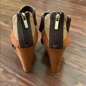 BAMBOO Shoes - NWOT bamboo heeled wedges BAMBOO Shoes - NWOT bamboo heeled wedges